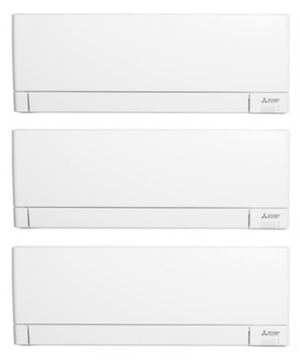 AIRE ACONDICIONADO CON BOMBA DE CALOR MITSUBISHI MULTISPLIT 3X1 MSZ-AY 54+20+20+20 WIFI INCLUIDO