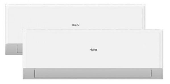 AIRE ACONDICIONADO CON BOMBA DE CALOR HAIER GEOS R MULTISPLIT 2X1 2U50S2SM1FA-3+AS25RBAHRA-3+AS25RBAHRA-3 WIFI INCLUIDO